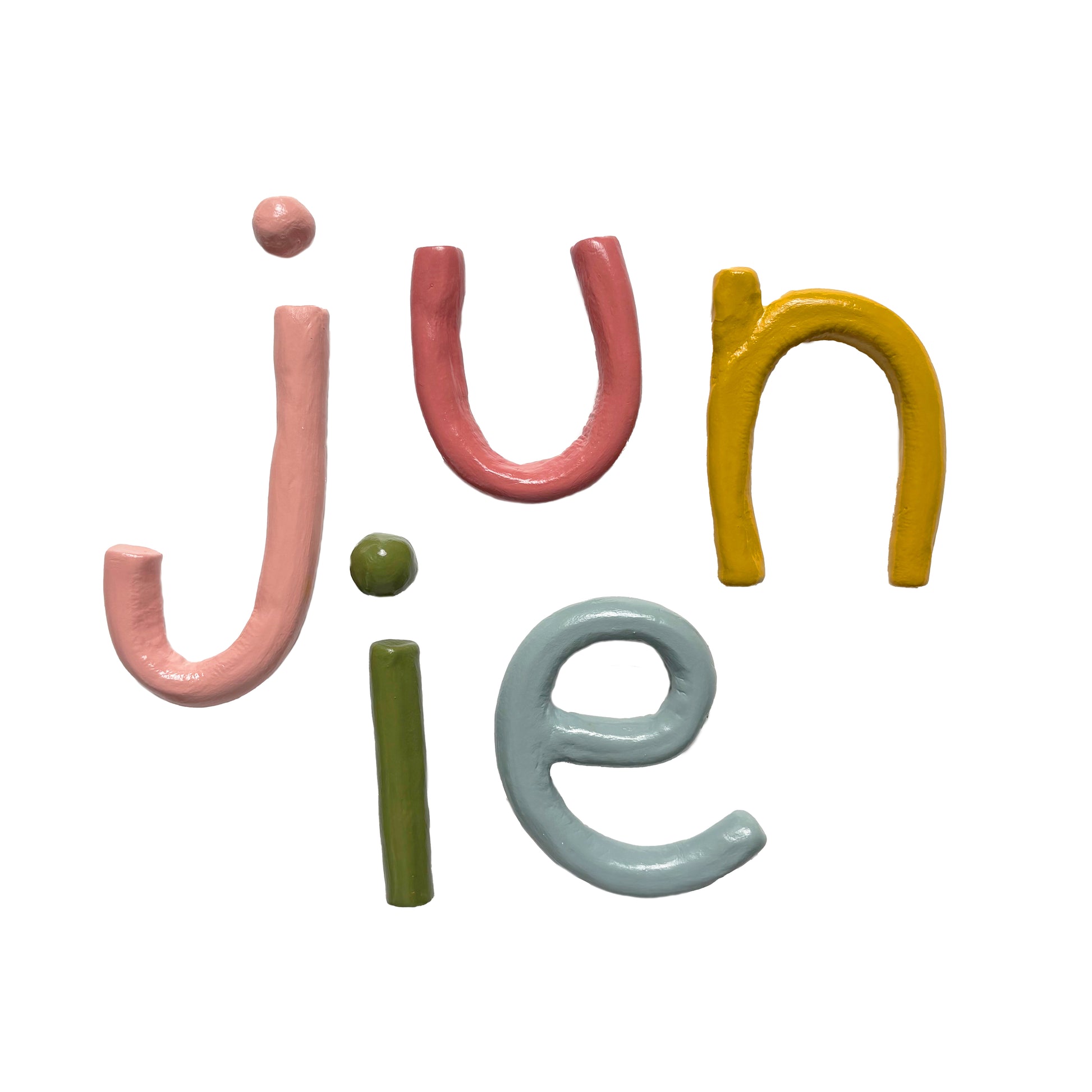Clay Letters | Rainbow