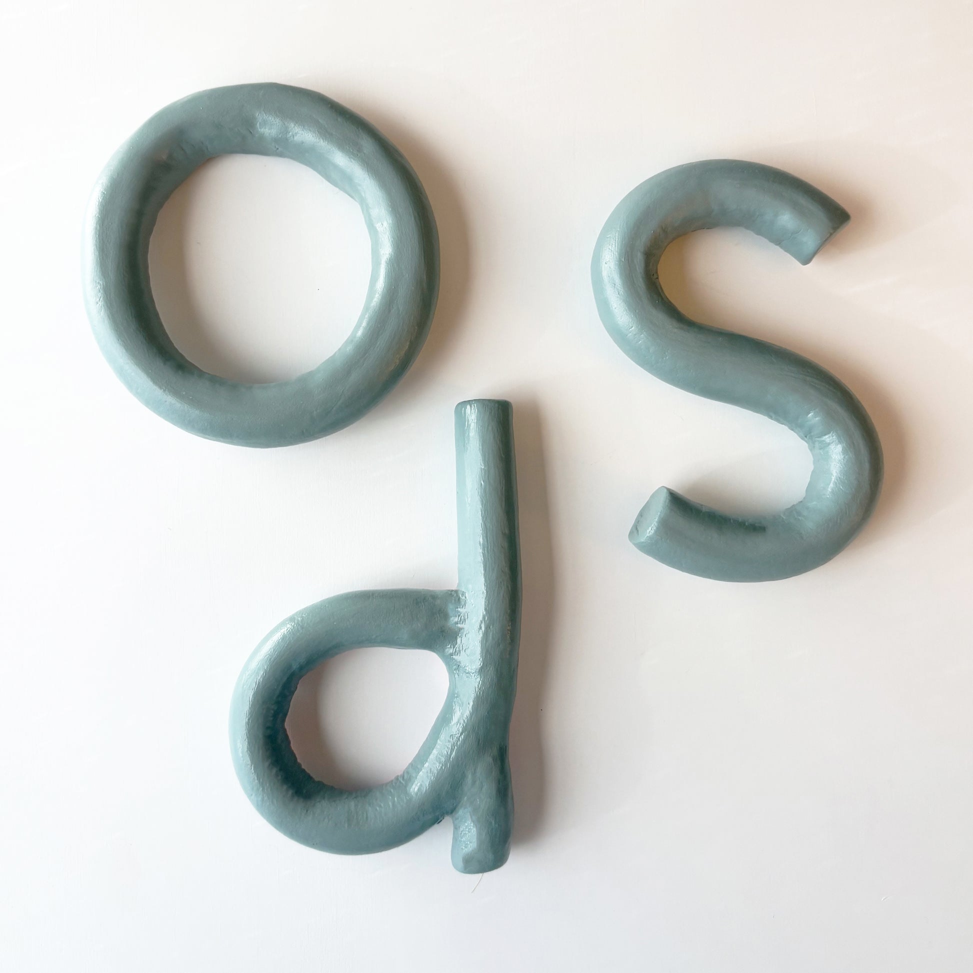 Clay Letters | French Blue