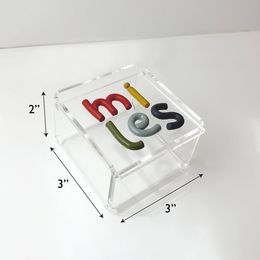 Personalized Mini Acrylic Box