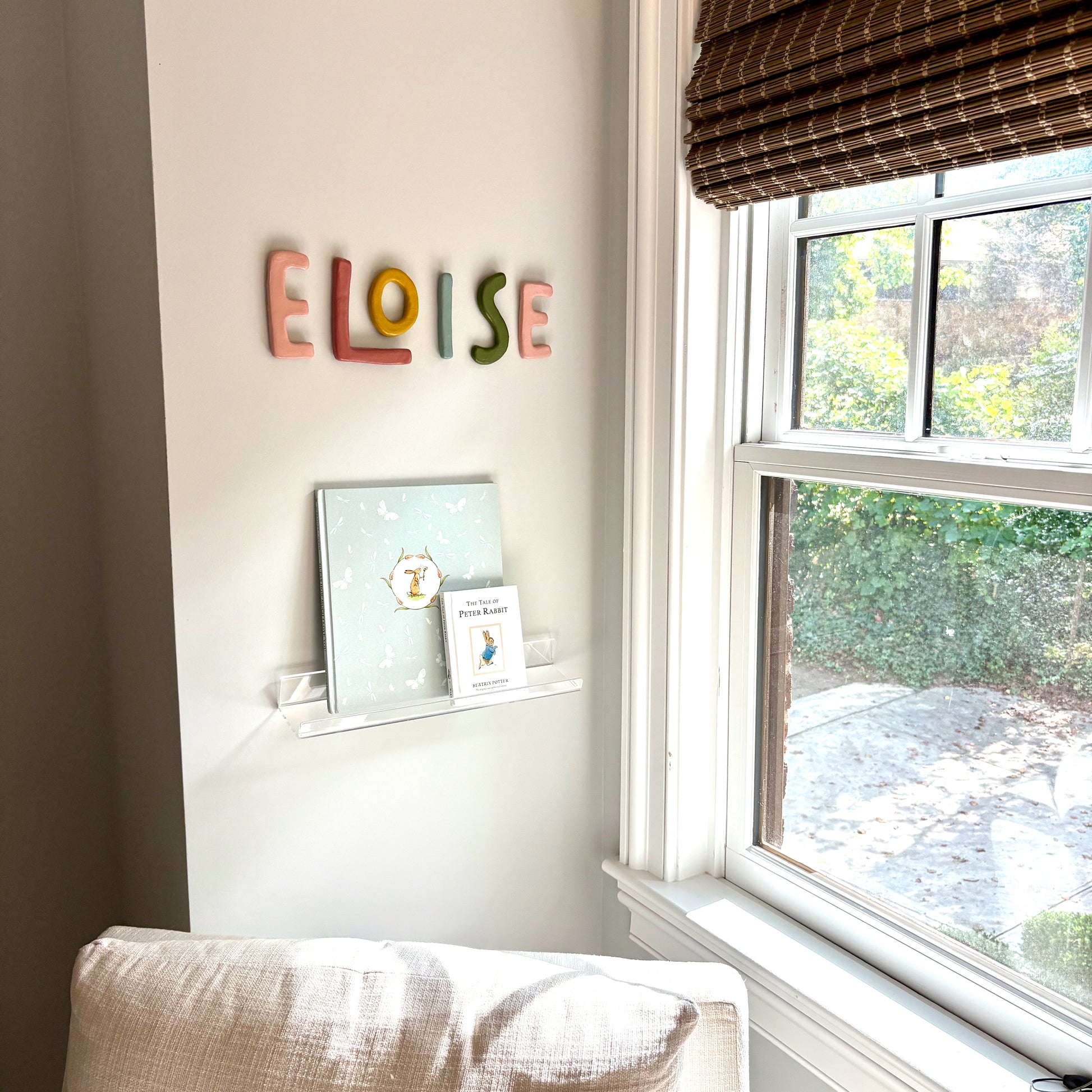 Retro Clay Letters | Pastel Rainbow