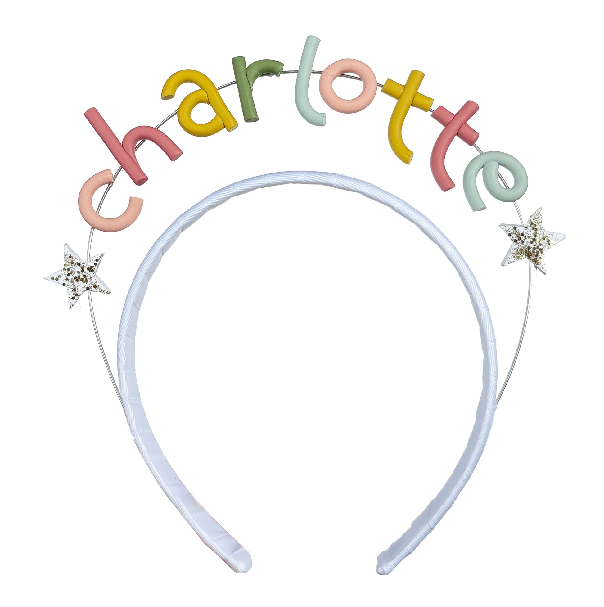 Personalized Birthday Headband | Single Pastel Rainbow
