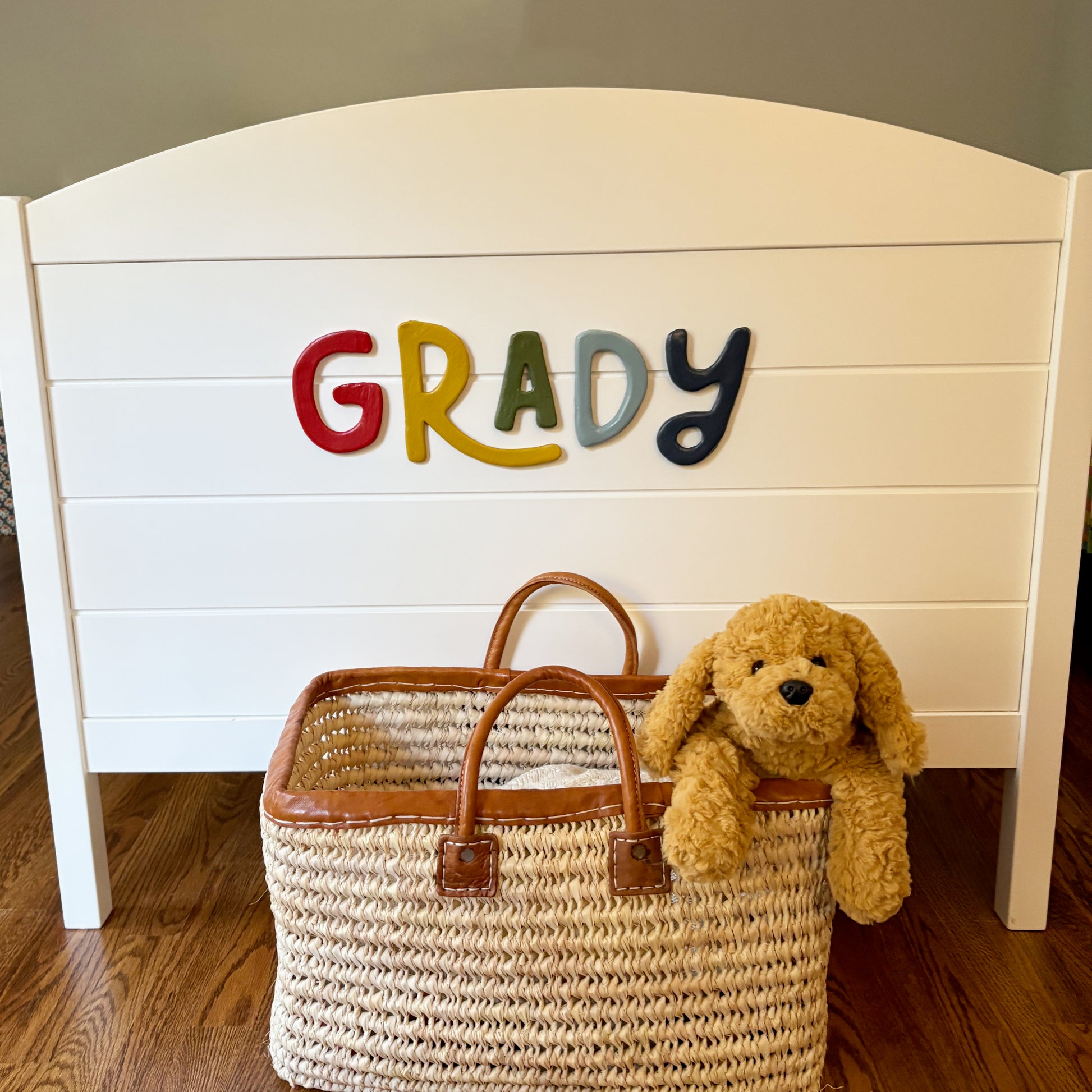 Retro Clay Letters | Primary Rainbow