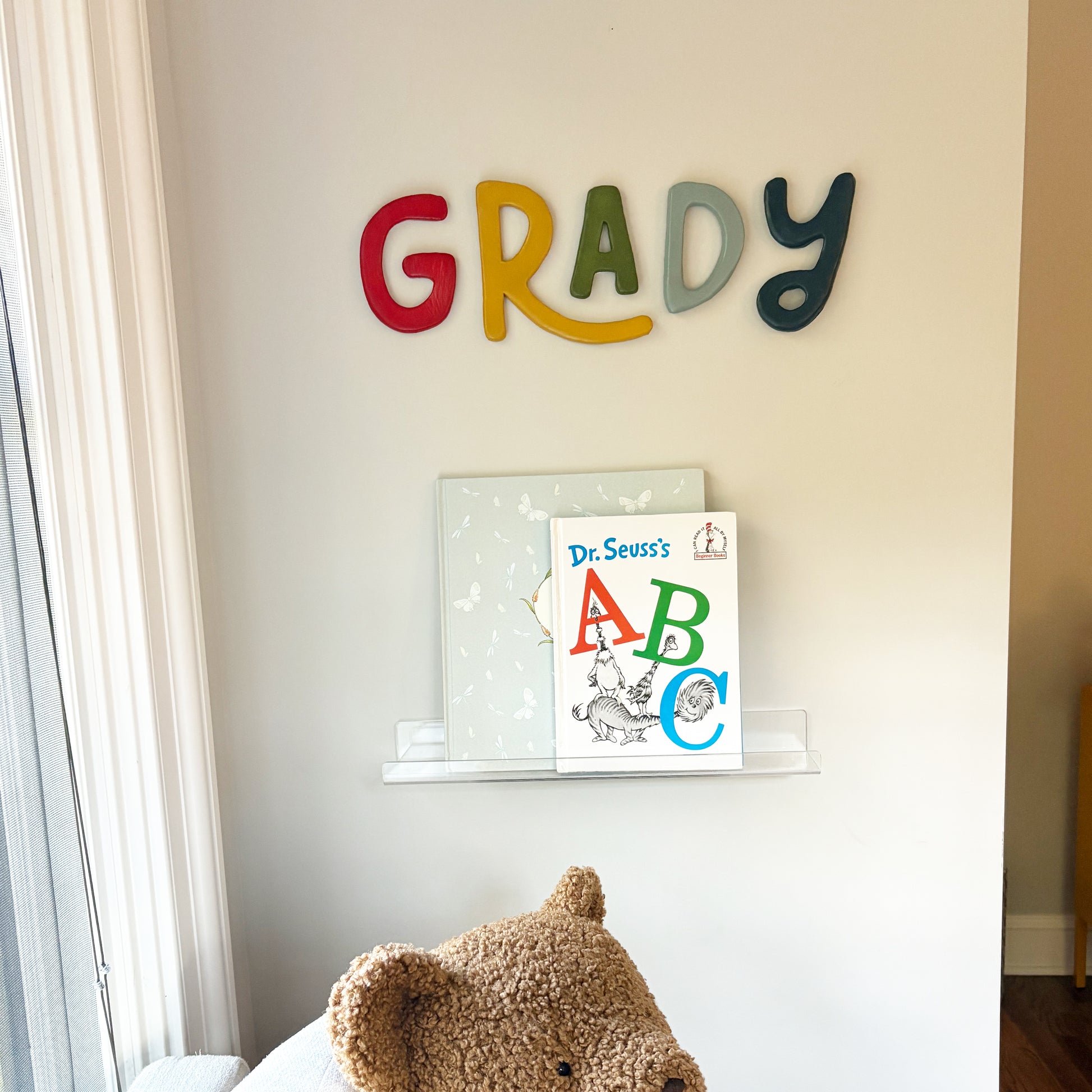 Retro Clay Letters | Primary Rainbow