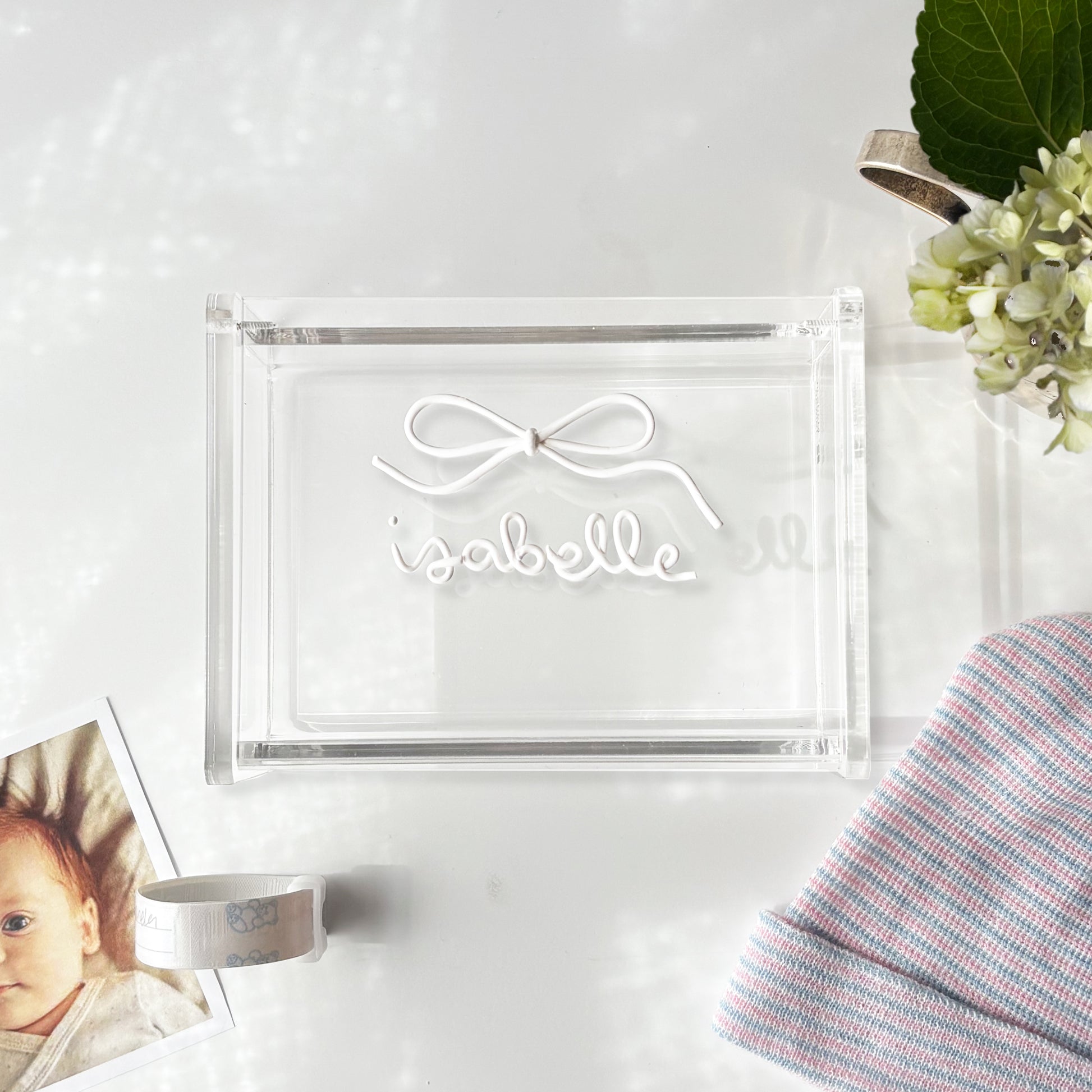 Personalized Acrylic Keepsake Box