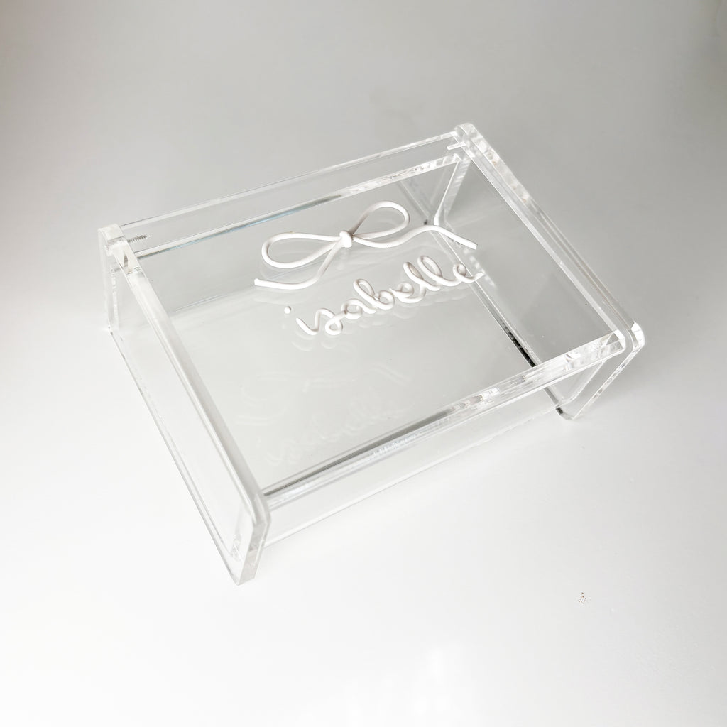 Personalized Acrylic Keepsake Box