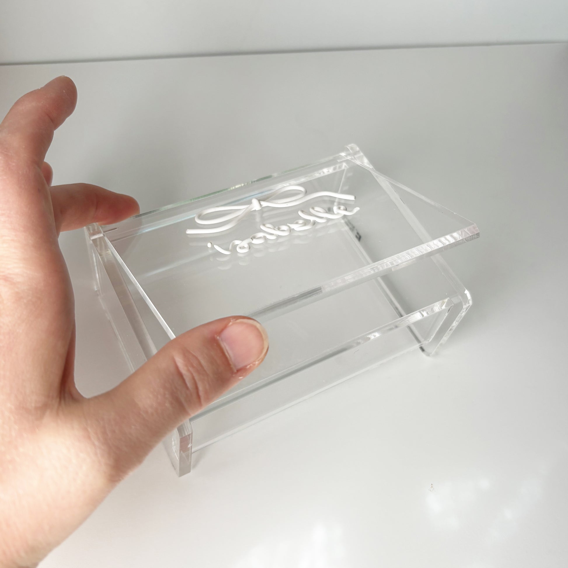 Personalized Acrylic Keepsake Box