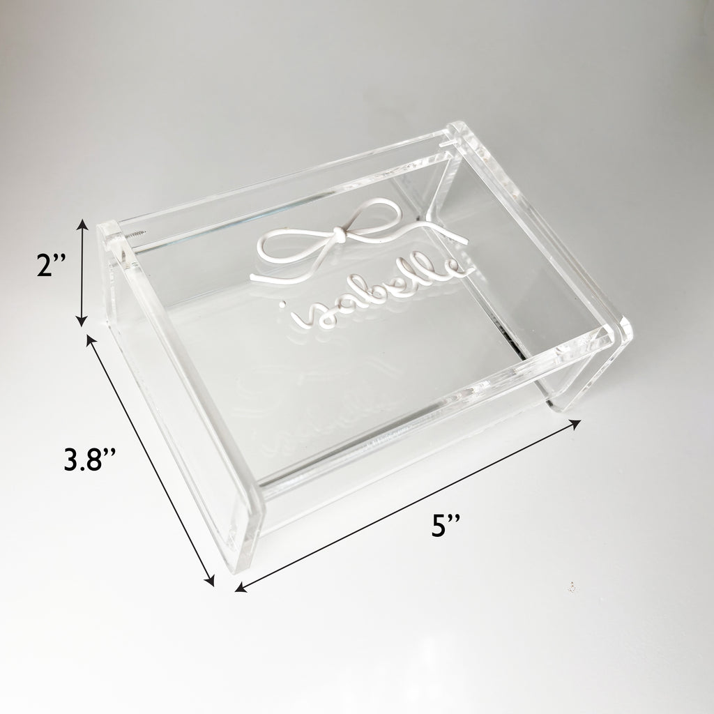 Personalized Acrylic Keepsake Box