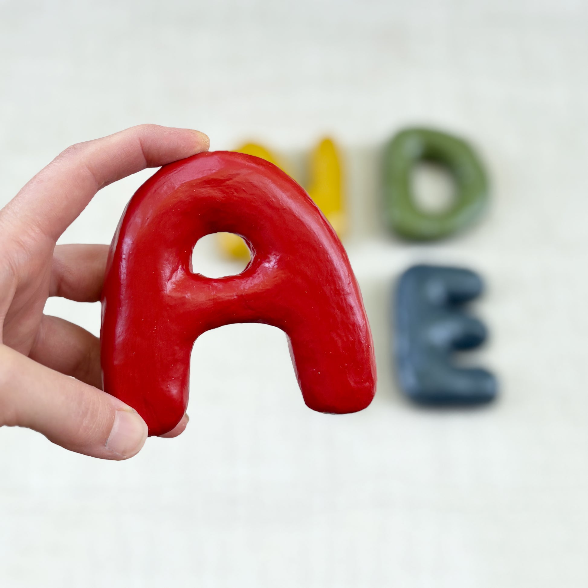 Clay Bubble Letters | Primary