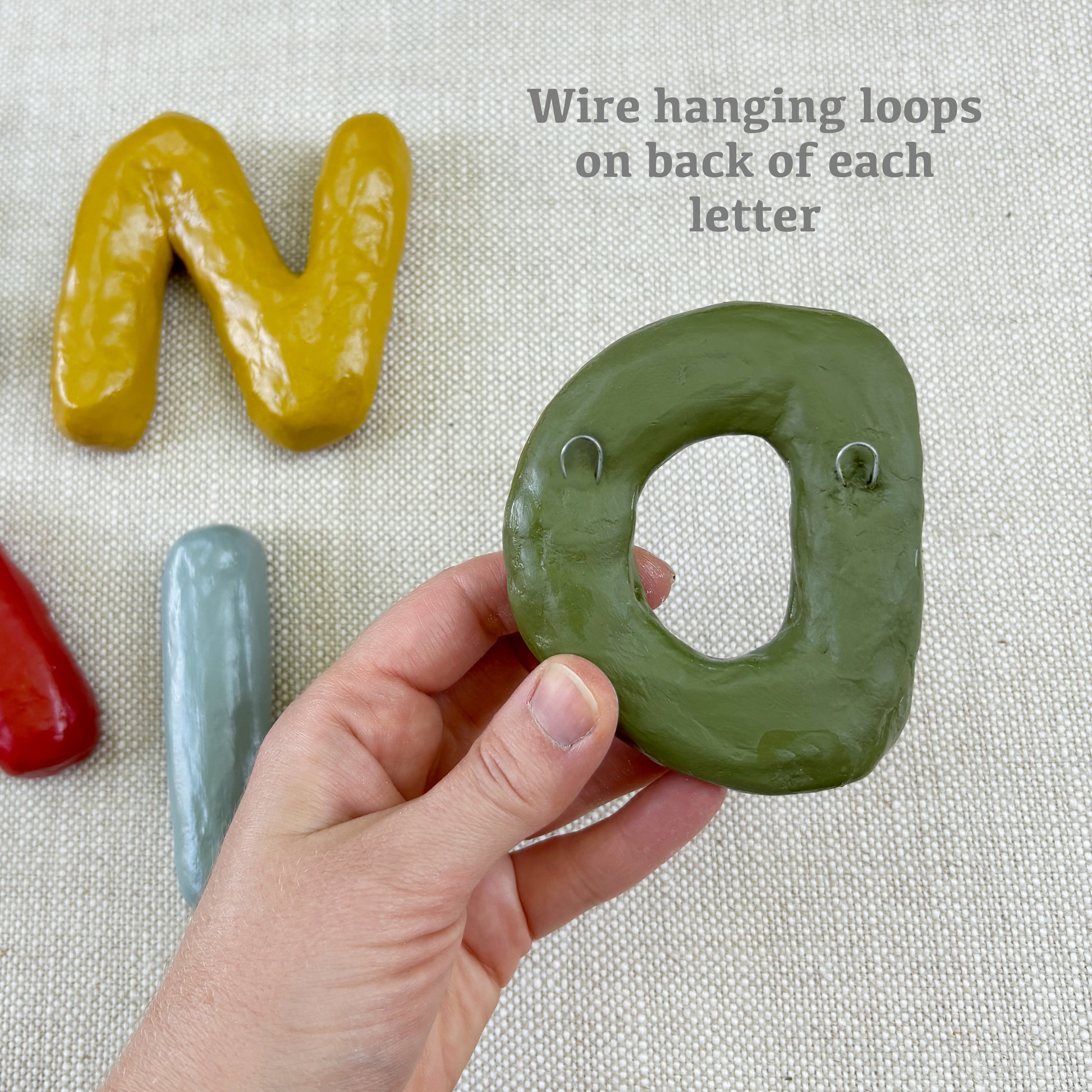 Clay Bubble Letters | Primary