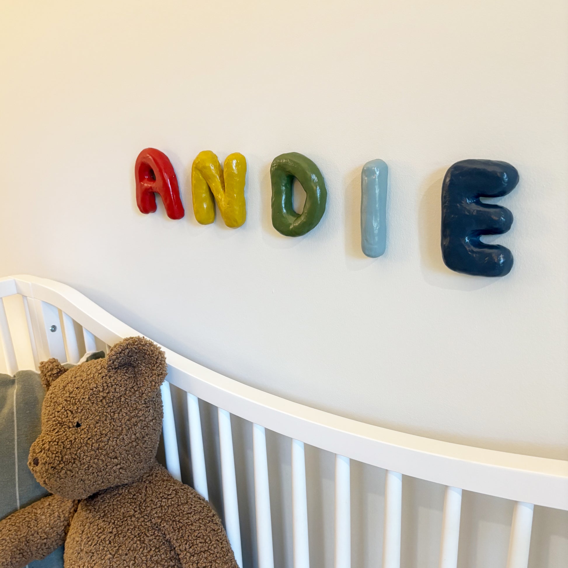 Clay Bubble Letters | Primary