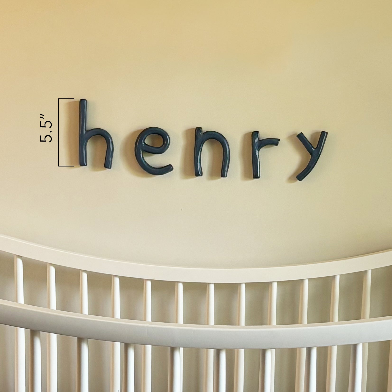 Clay Letters | Navy