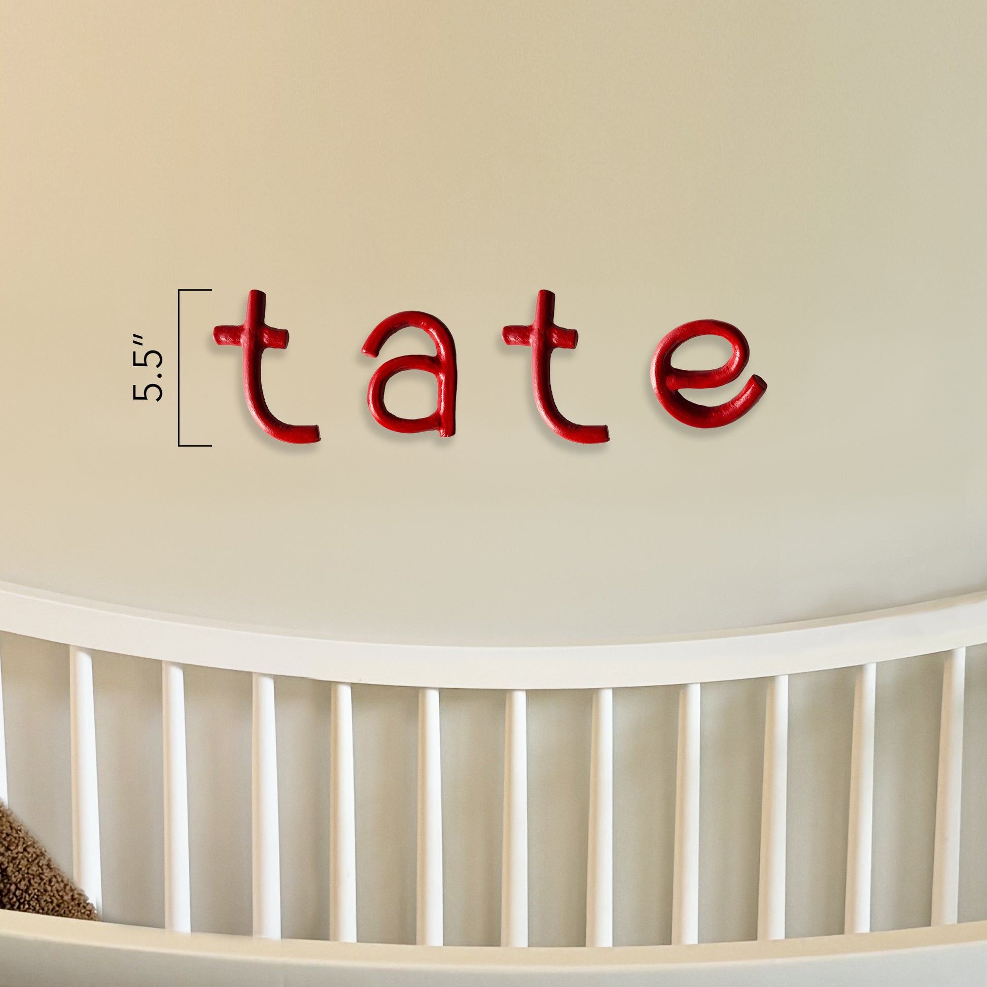 Clay Letters | Red